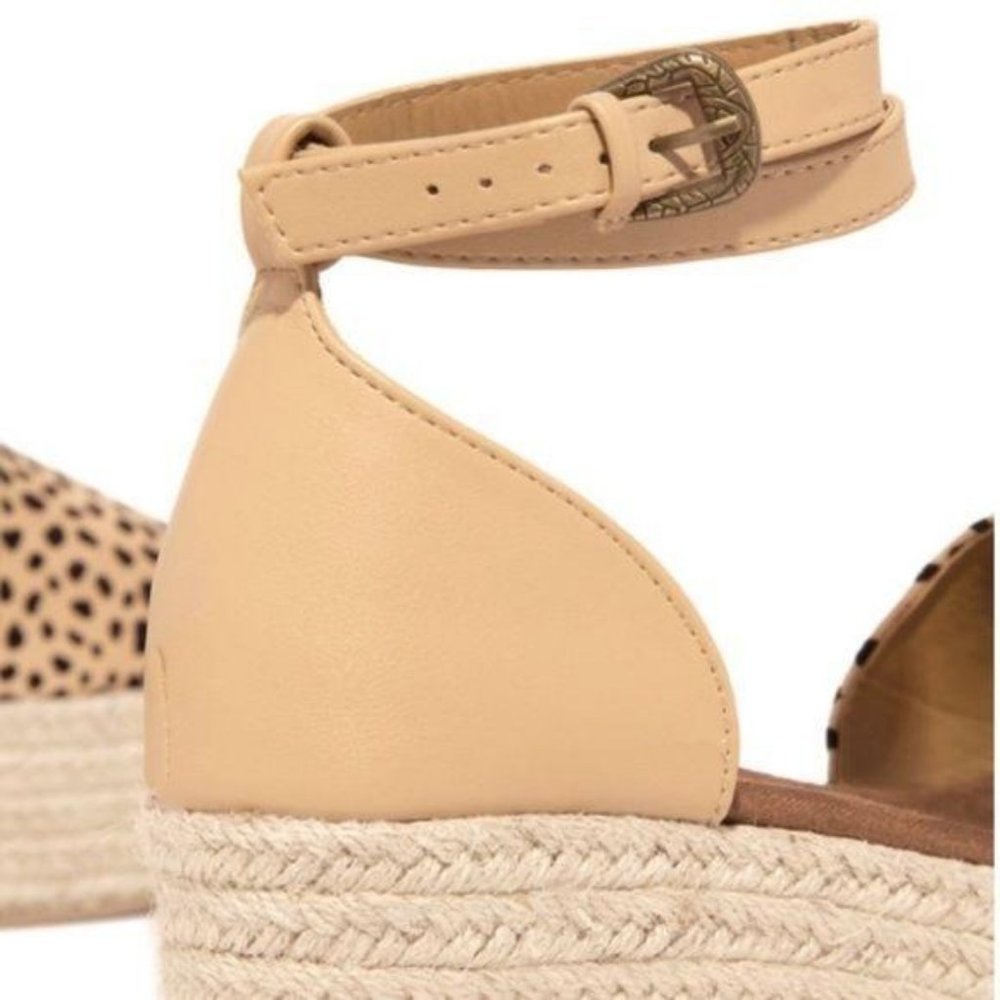 Cheetah Espadrille Sandals - Picture 5 of 13